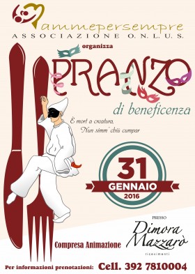 Pranzo  di beneficenza - Mamme per Sempre O.N.L.U.S.